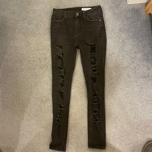 Black skinny jeans